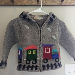 ECC zip up sweater size 4